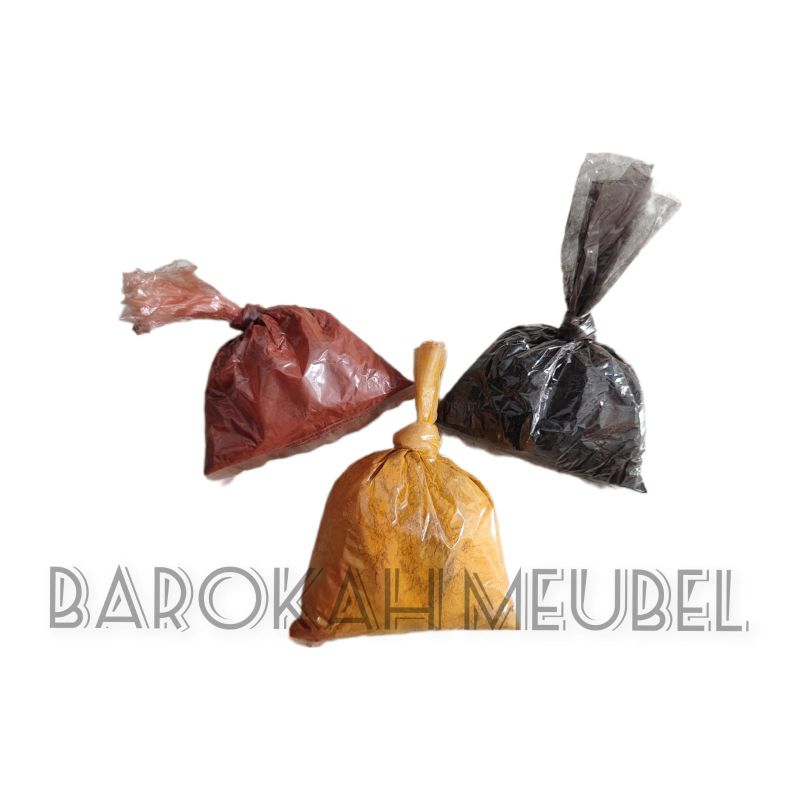 OKER PEWARNA // OKER VERP KAYU // CAT PEWARNA HITAM MERAH KUNING