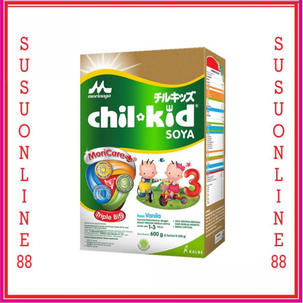 CHILKID SOYA VANILA 600 GRAM CHIL KID SUSU MORINAGA