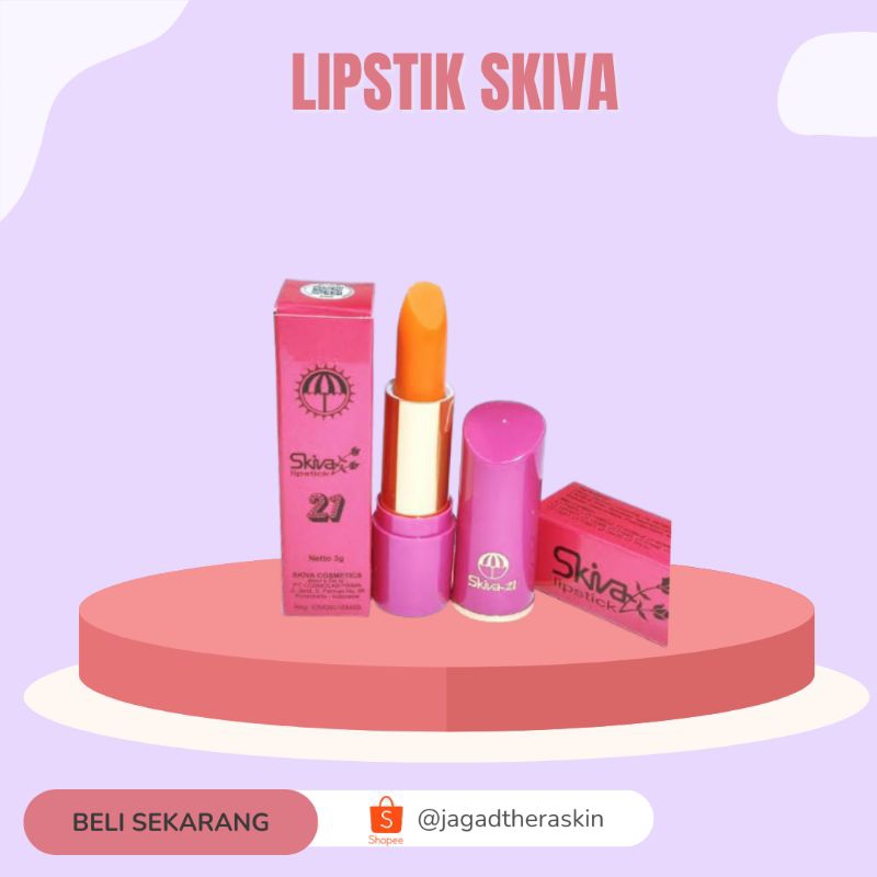 (COD)LIPSTIK SKIVA 500 | LIPSTIK ORIGINAL BPOM | LIPSTIK MURAH