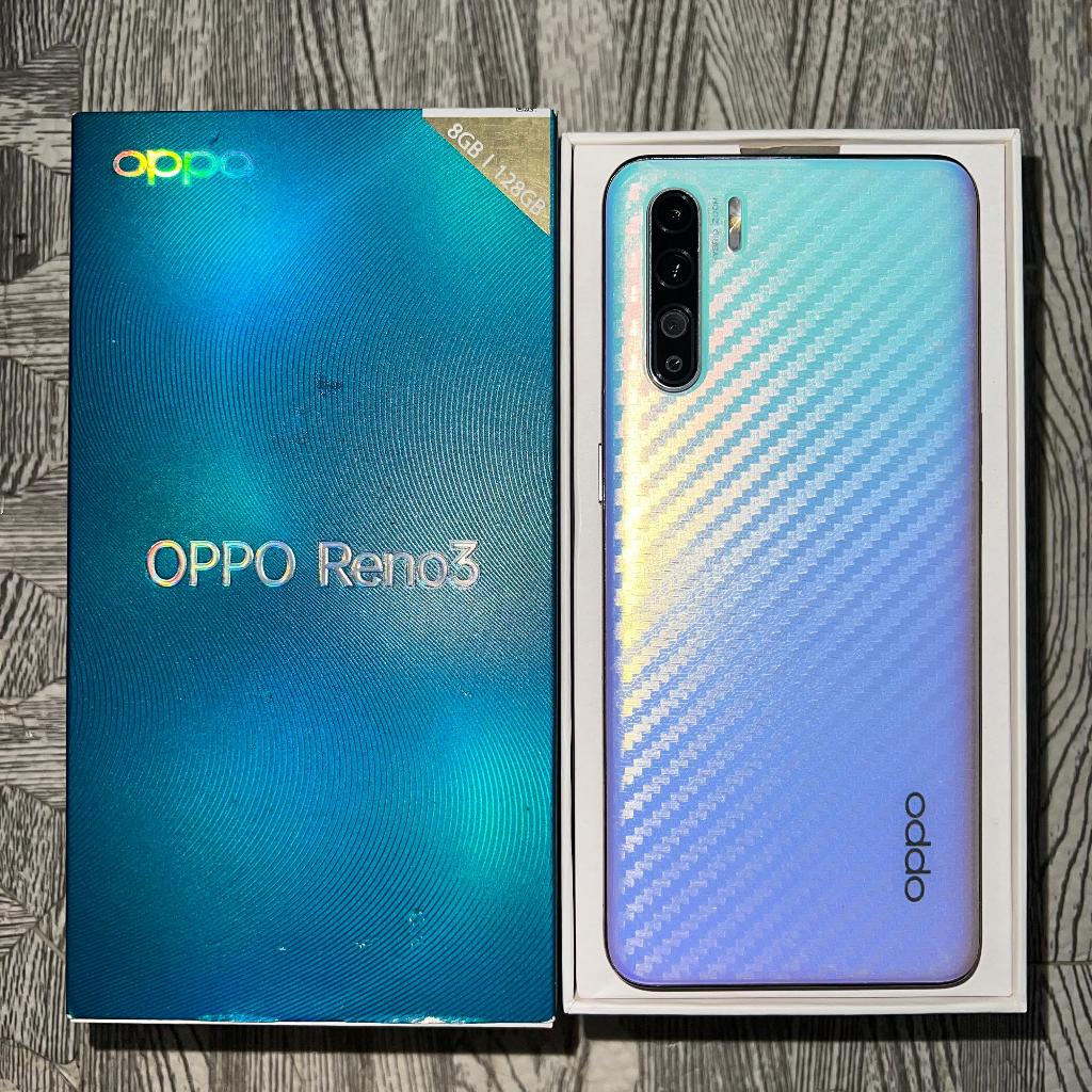 Oppo Reno 3 8/128 Second Fullset Resmi