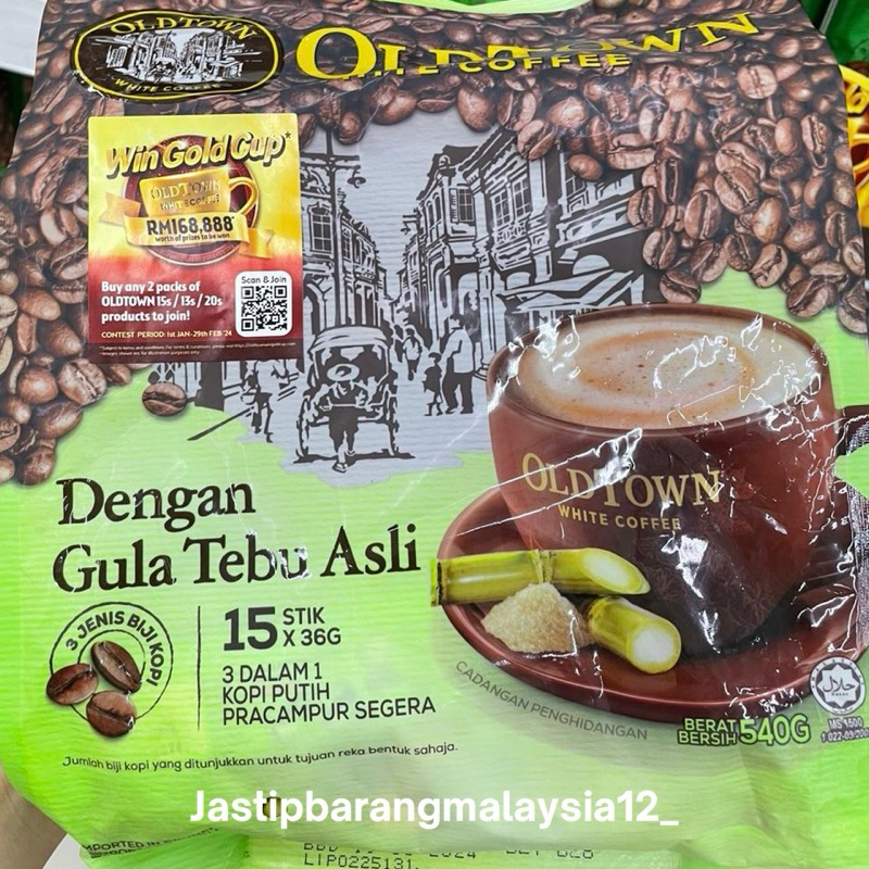 

Old town white coffee dengan gula tebu asli