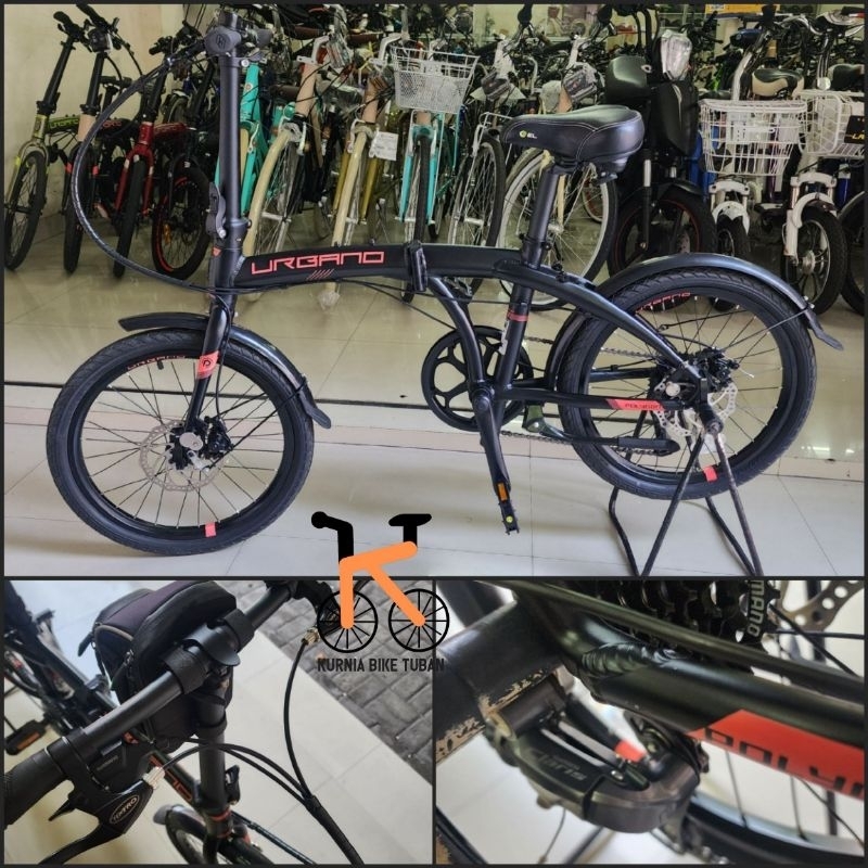 SECOND Sepeda Lipat 20 POLYGON URBANO 3 Seli Bekas