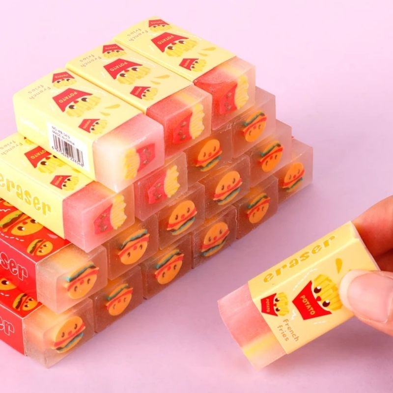 

Penghapus pensil karakter lucu / pencil eraser