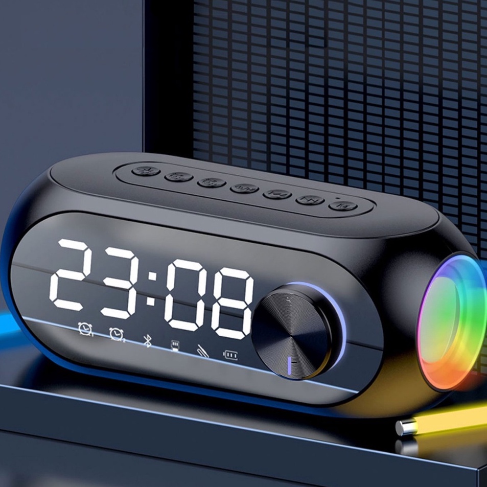 rw Speaker Bluetooth RGB Speaker Bluetooth Portable Charger Suara Audio Speaker Music Box Bluetooth 