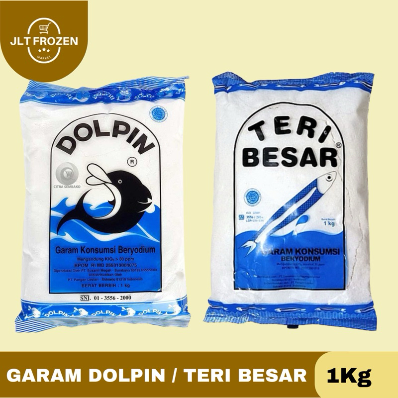 

Garam Konsumsi Beryodium Teri Besar / Garam Dolpin - 1kg