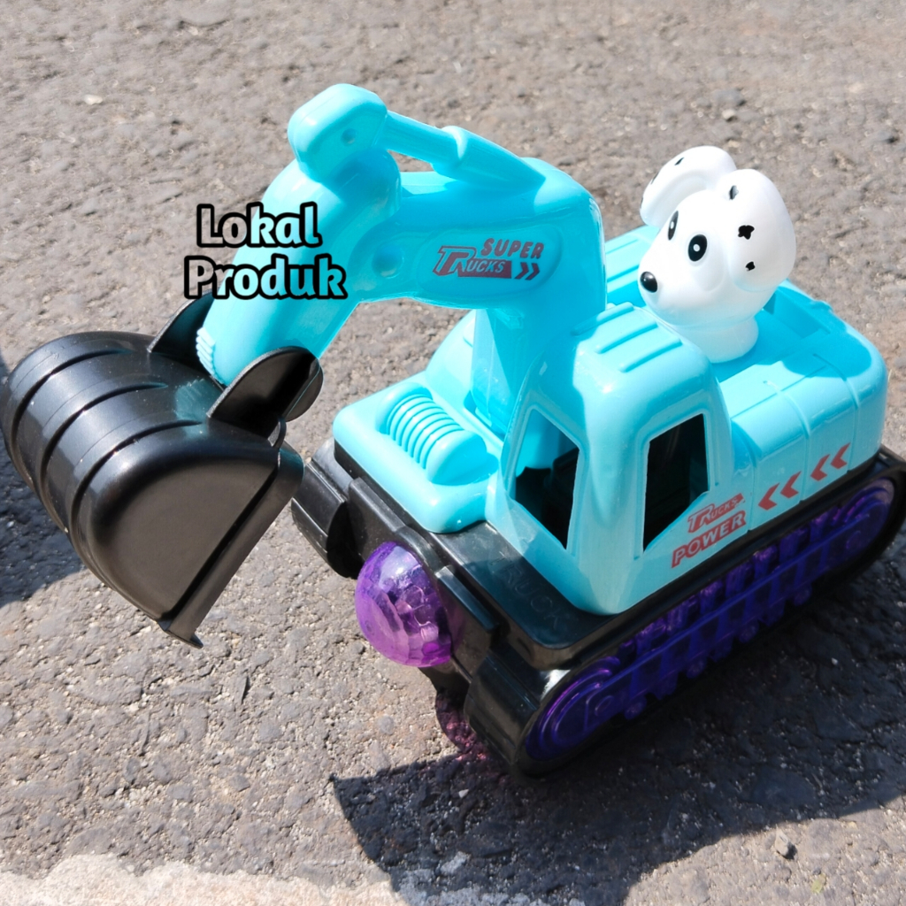 Mainan Truck Paw Patrol Manual Swing Light & Sound 833 23 | Mainan Mobil Keruk Beko Murah Dan Bagus 