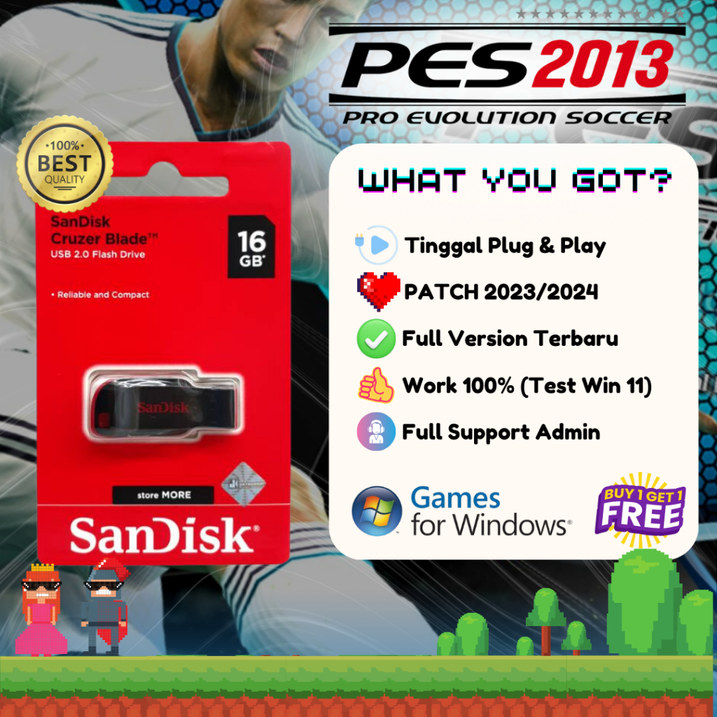 Flashdisk Game - PES 2013 Patch 23/24 (16 GB)