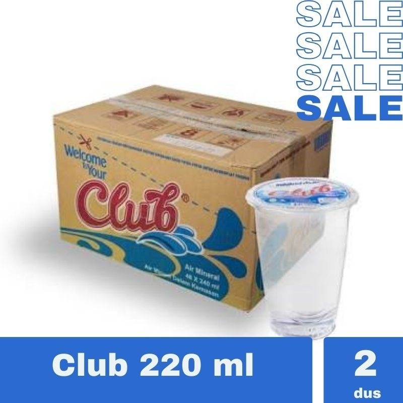 

Club Gelas 220ml 2 Dus PROMO MURAH