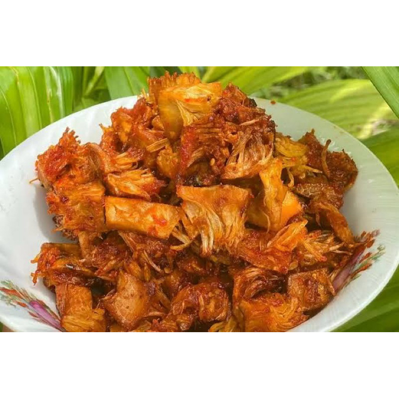 

Sambal Mandai nagihh sambal oseng khas kalimantan (kulit cempedak) menyanyati