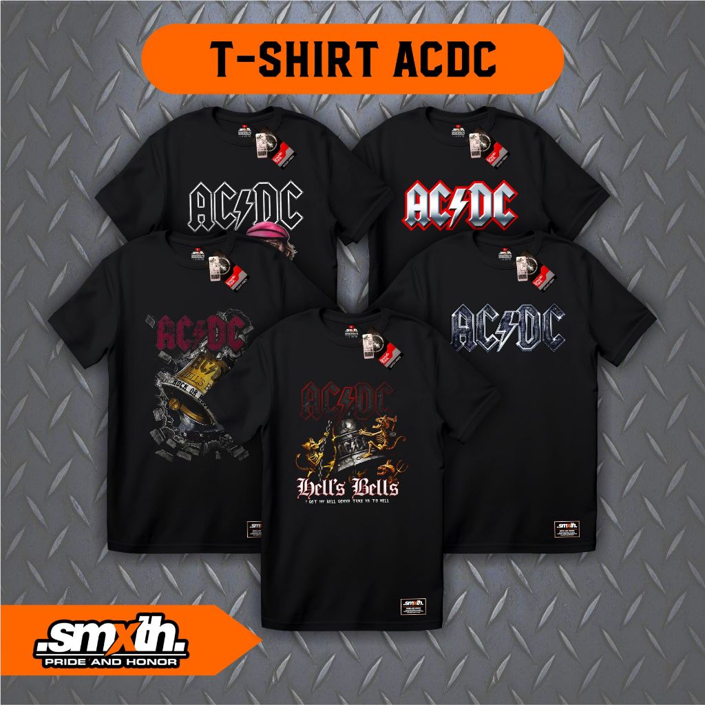 T-Shirt Music - T-Shirt AC DC - Kaos Music - Kaos AC DC - Kaos Musik ACDC