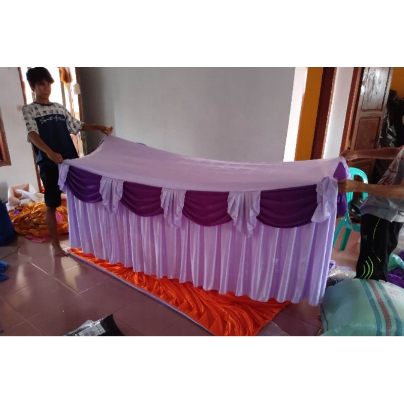 Cover Meja Prasmanan 150 x 50 x 75