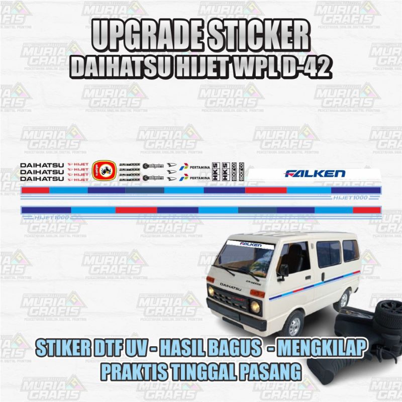 UPGRADE STIKER DAIHATSU HIJET WPL D42