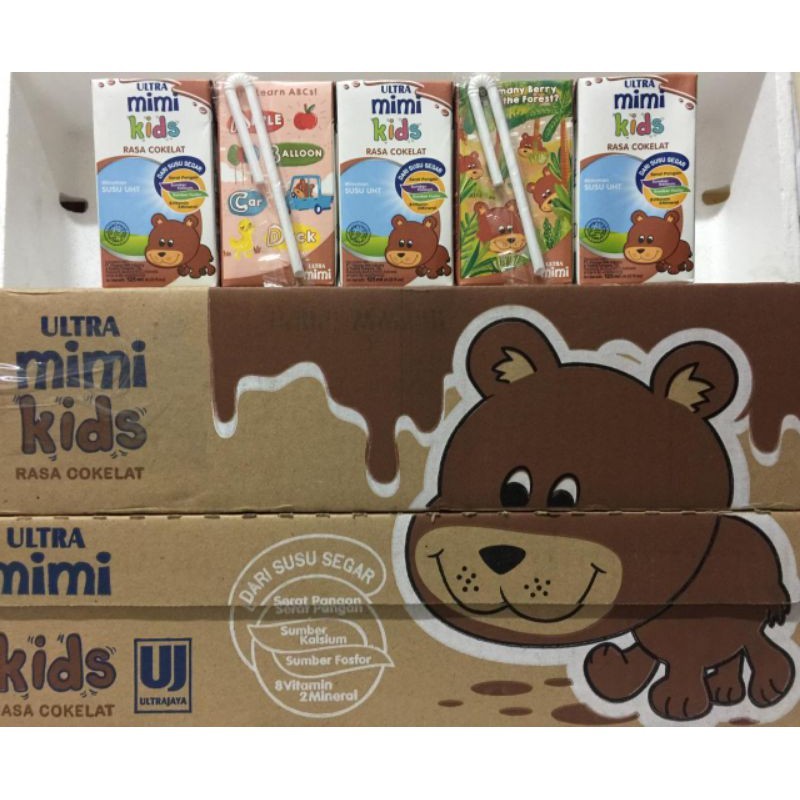 

Susu ULTRA mimi Kids Rasa Cokelat 125ml | Susu UHT Anak Rasa Coklat