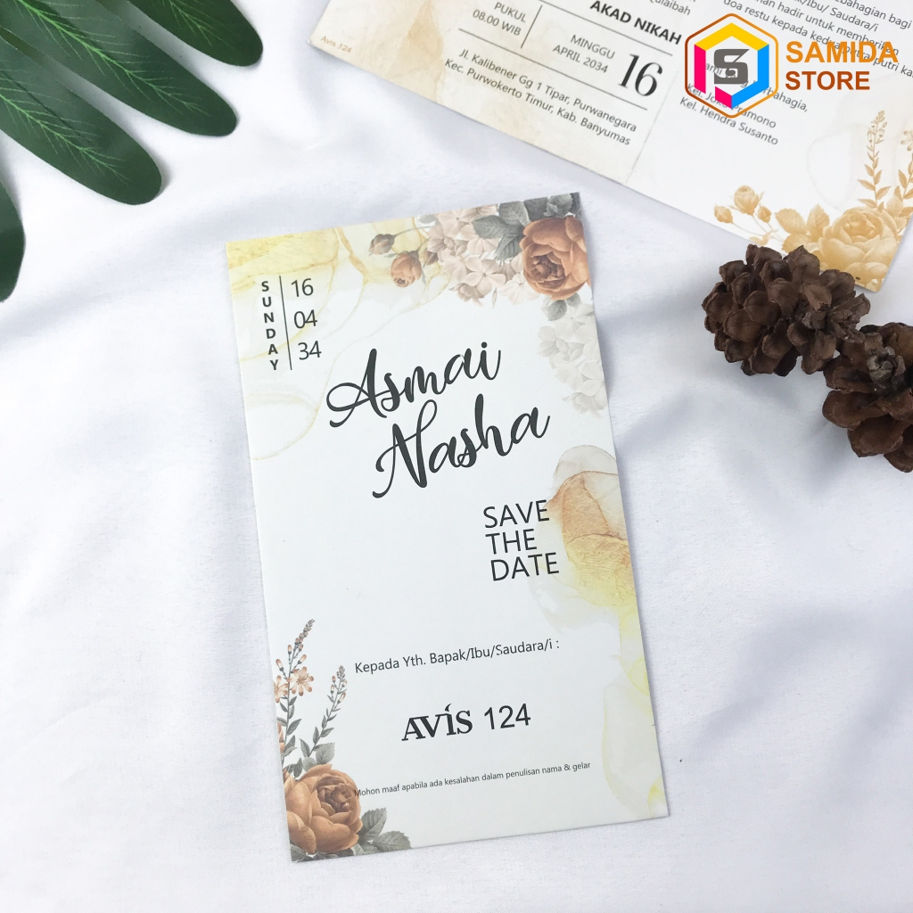

Undangan Pernikahan Avis 124 Harga Murah