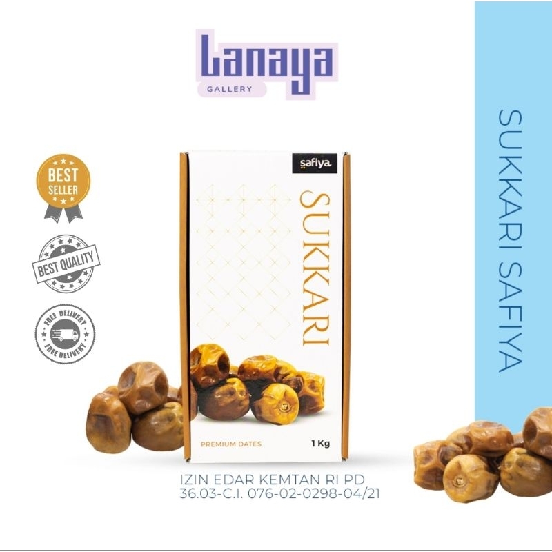 

Kurma Sukkari 1 kg Safiya Original