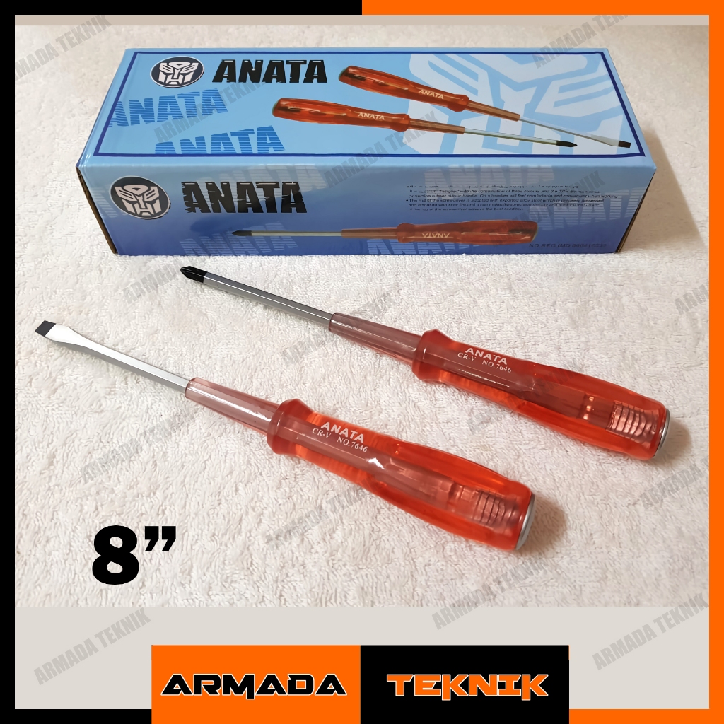 Mata Obeng Tembus 6 Inch Plus Anata