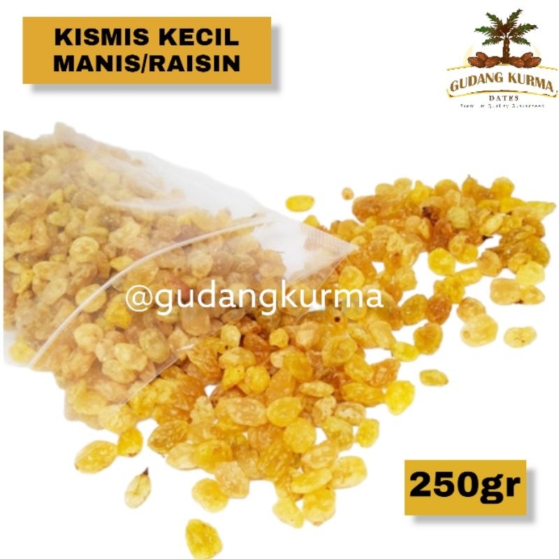 

KISMIS KECIL MANIS/GOLDEN RAISIN/SIMIN BUAH KERING[KISMIS KECIL 250GR]