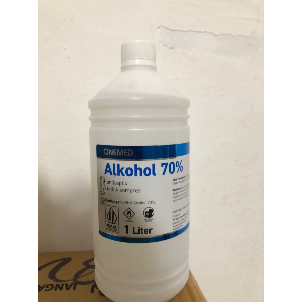 ALKOHOL 70% ONEMED 1 LITER/BOTOL