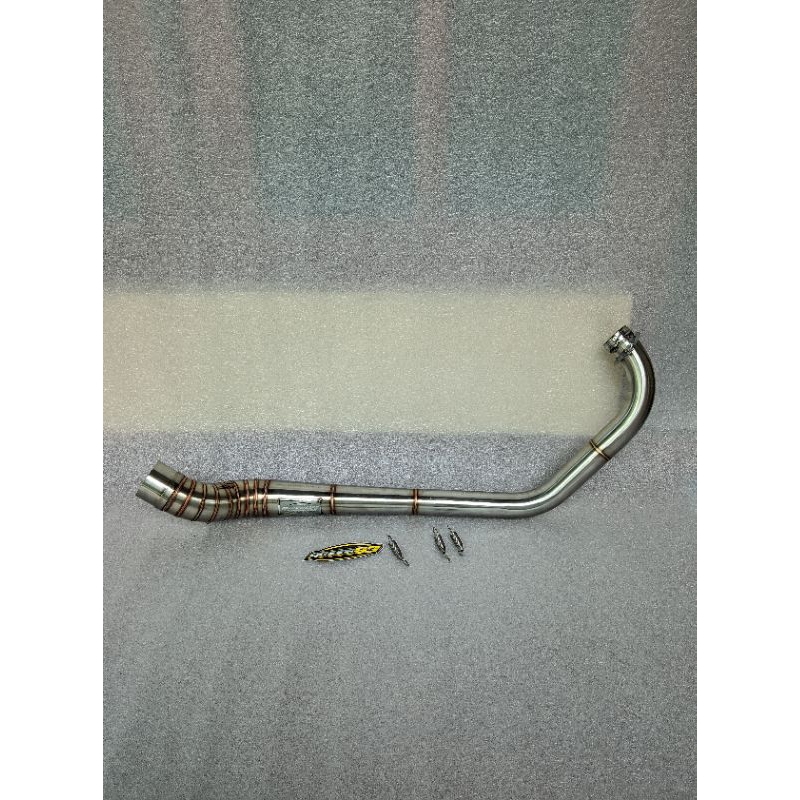 LEHER KNALPOT RACING SATRIA FU LEHER PATEN INLET 55