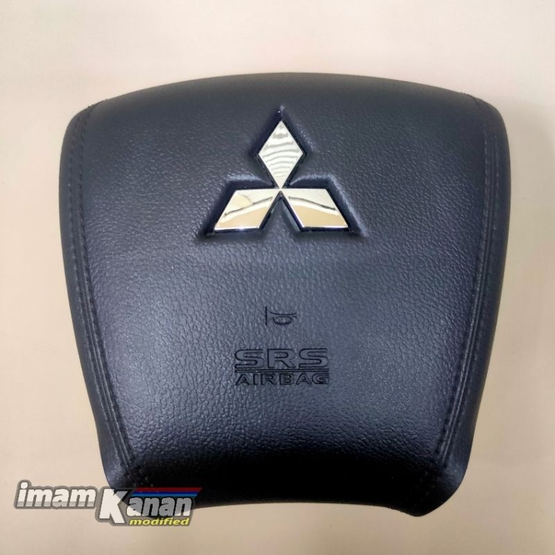 cover airbag setir stir  pajero sport, triton 2016, 2017, 2018, 2019, 2020, 2021 original - cover se