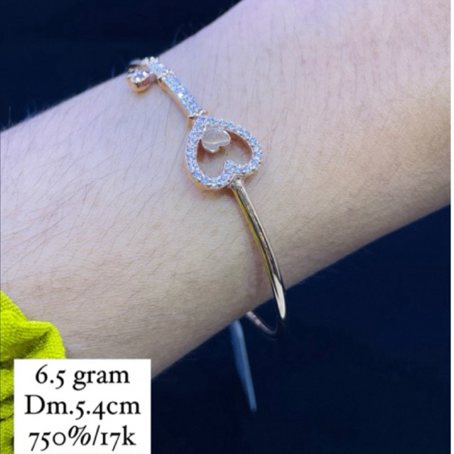 gelang fashion emas 750%/17k