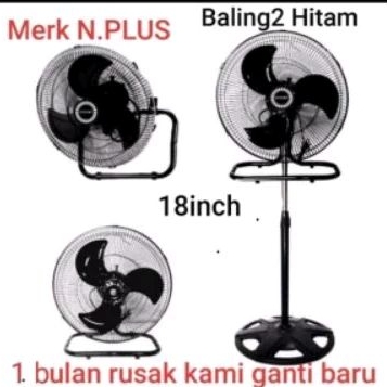 KIPAS ANGIN TERNADO AOYAMA 3IN1 18IN (MEJA, DIDING, &BERDIRI) GARANSI