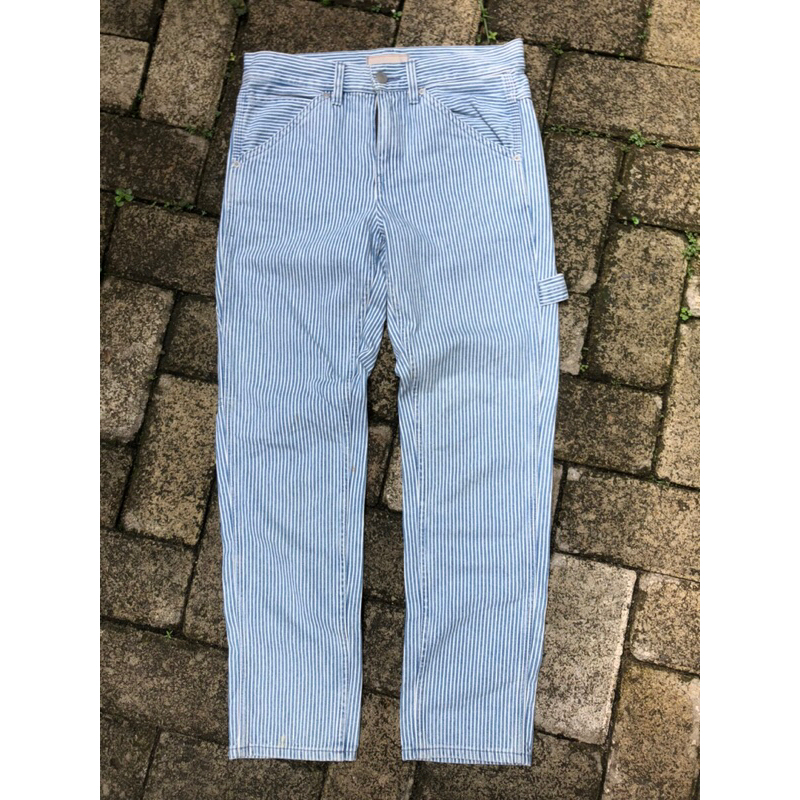 Uniqlo carpenter pants / celana carpenter uniqlo / uniqlo hickory pants
