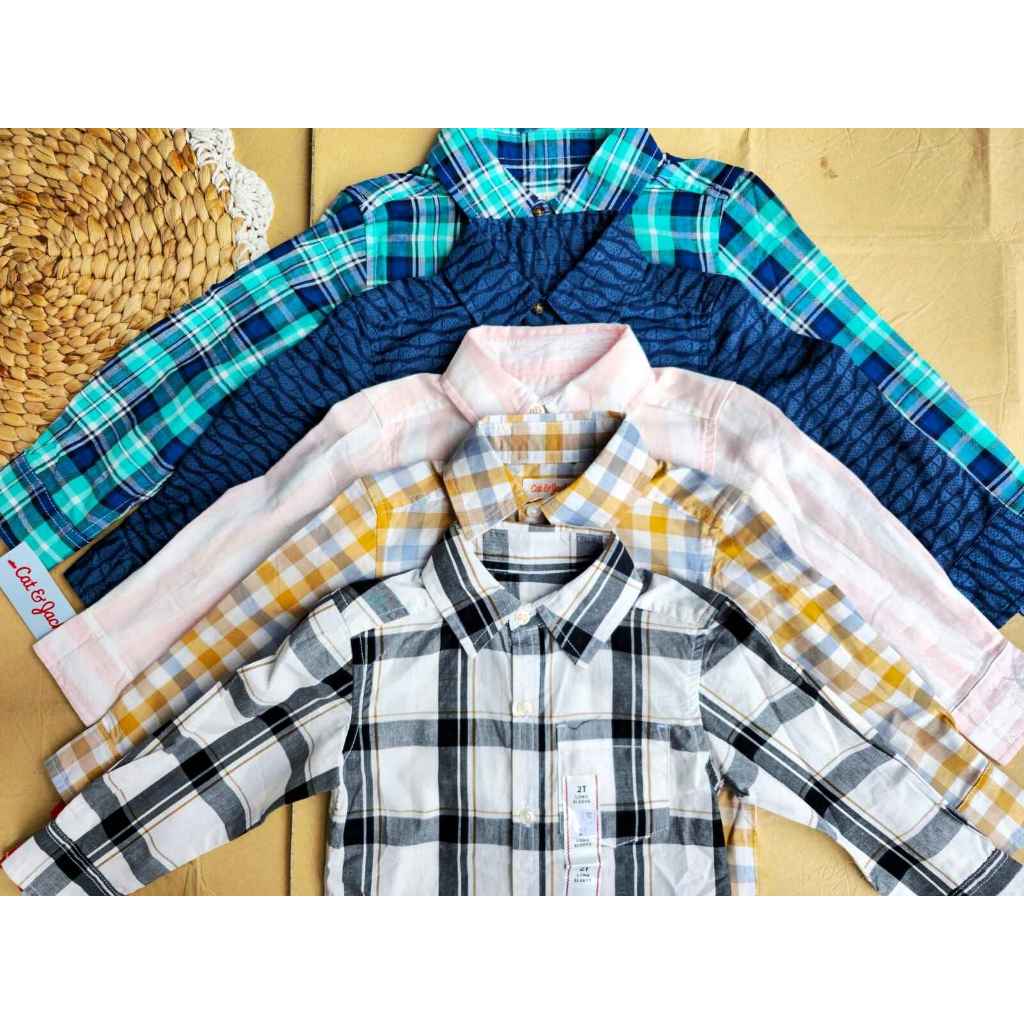 Kemeja Anak Cowok Cat*Jack