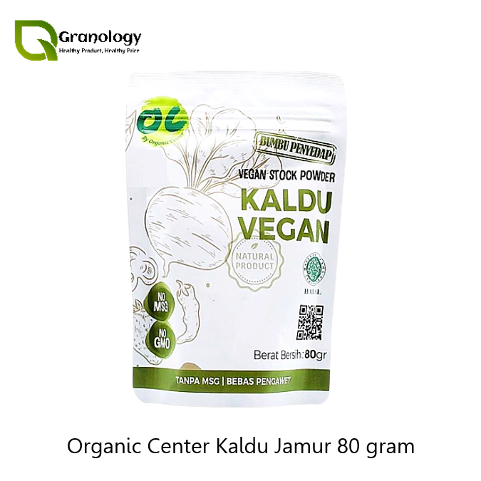 

Organic Center Mushroom Stock Powder / Kaldu Jamur Vegan 80 gram