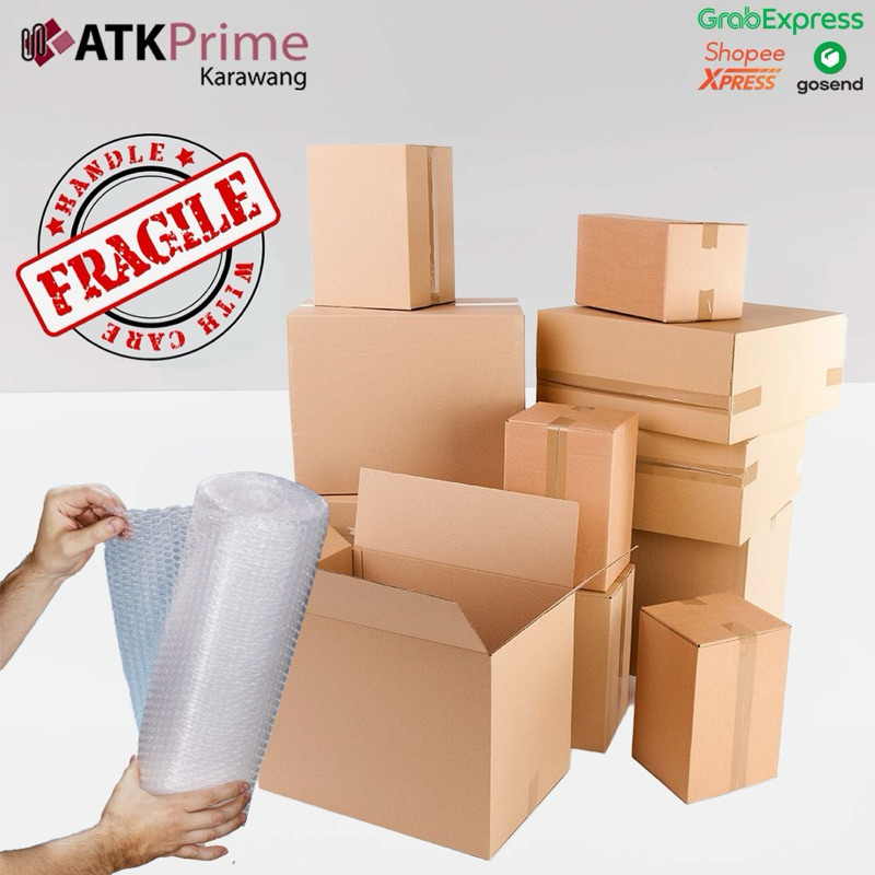 

Tambahan Kardus dan Bubblewrap untuk packing besar