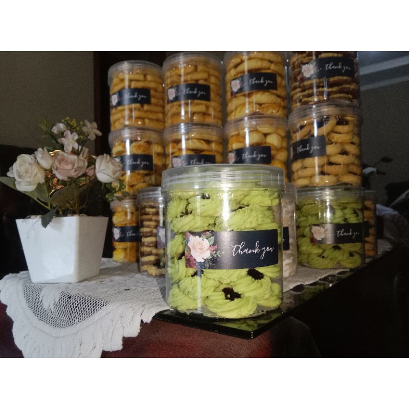 

Pandan Blueberry, kue kering, kue lebaran 600 ml