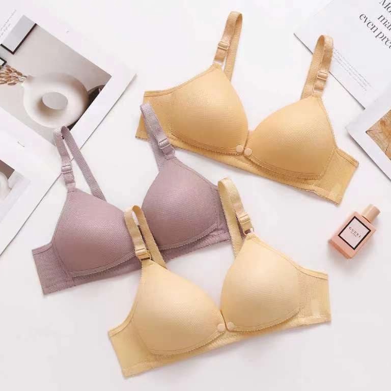 BAYAR DITEMPAT  Bra Bh Menyusui Nursing Bra Tanpa Kawat Wanita Ibu Hamil Kualitas Import La Paris BR