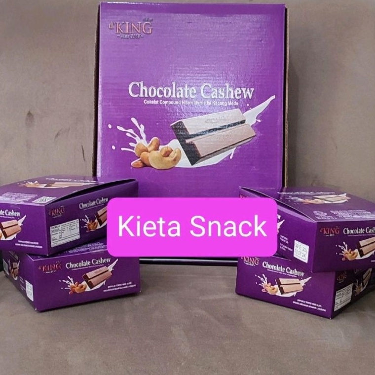 

New event Cokelat DKing Cashew mede 1dus 4 pak 2 pcs