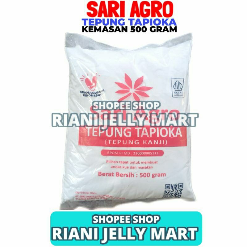 

Tepung Tapioka Sari Agro 500 Gram