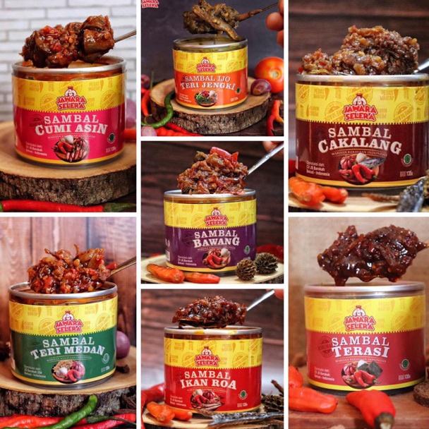 

GROSIR MURAH Sambal Paling Laris Roa Cumi asin Teri Medan Teri Jengki Bawang Cakalang jlTerasi ini