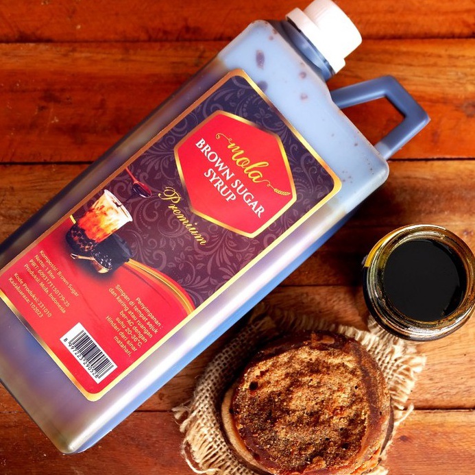 

New event Mola Brown Sugar Cair 1 Liter Premium seperti Xing Fu Tang Tiger Kokumi Sugar dll