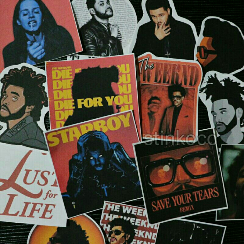 

[15PCS] STICKER THE WEEKND ISI 15 STICKER