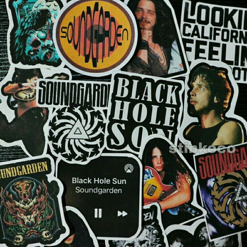 

[15PCS] STICKER SOUNDGARDEN / CHRIS CORNELL ISI 15 STICKER