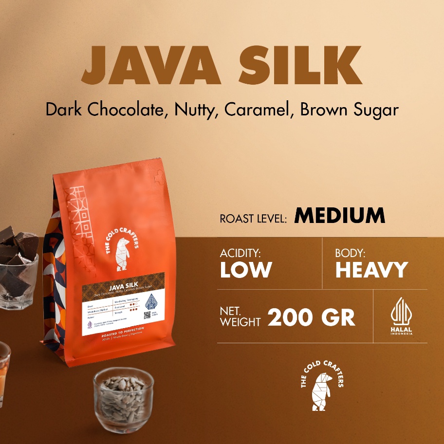 

Penjualan TerbaikCOD Java Silk Espresso Blend Biji Kopi Bubuk