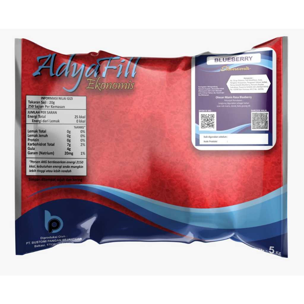 

adya filling strawberry repack 500gr / selai strawberry