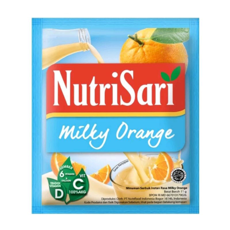 

NutriSari Milky Orange 40 Sachet