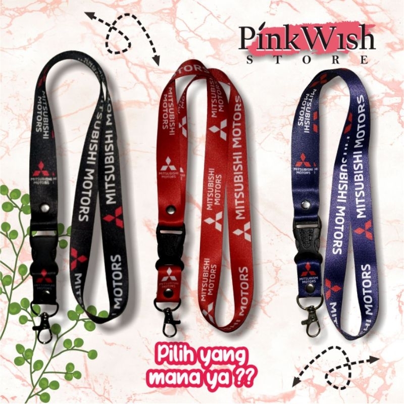 

Tali Idcard MITSUBISHI / Lanyard MITSUBISHI [READY STOCK] TERMURAH !!! BELI ECERAN RASA GROSIR