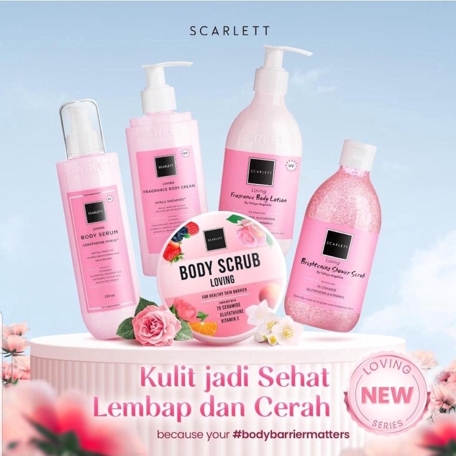 Diskon Pamelo  Scarlett Loving Series  Lotion Loving  Scarlett Paket Loving