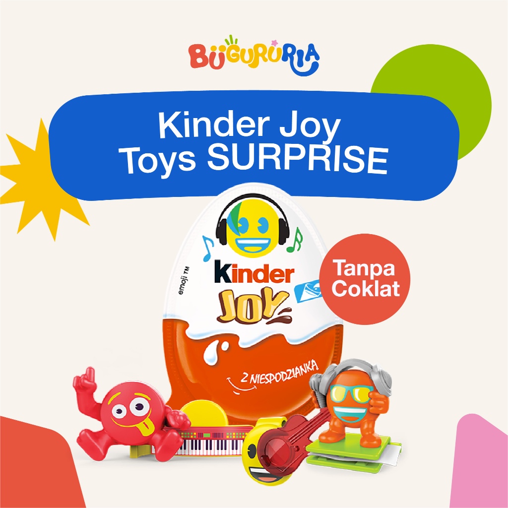 Bu Guru Ria - Kinder Joy SURPRISE Tanpa Cokelat Hanya Mainan Saja KINDERJOY Pop Toys Surprise