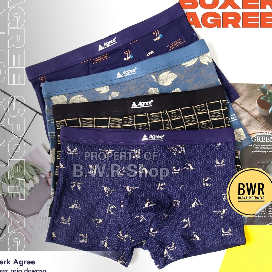 Terbaru BOXER AGREE PRIA SPORT BOXER AGREE SPORT 1231 1232 1233 1234 1235 1236 1237 1238 6321 6335 C