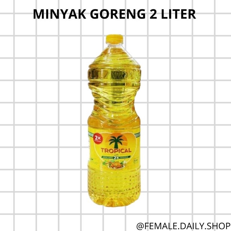 

ORIGINAL MINYAK GORENG TROPICAL 2 LITER