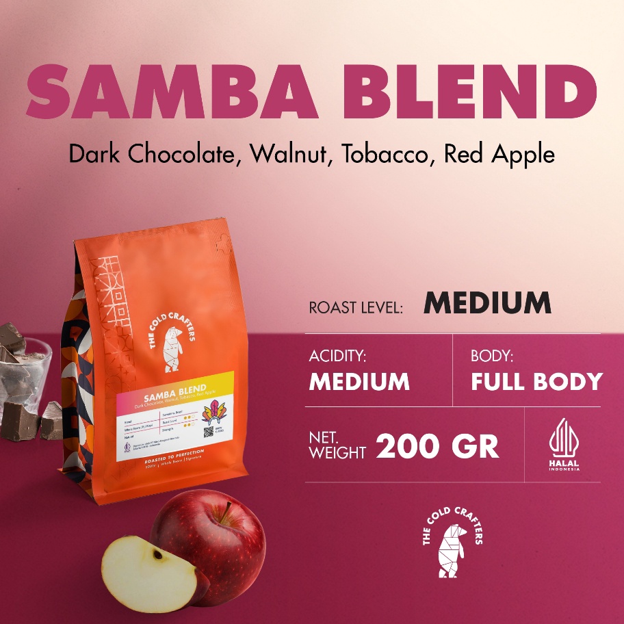 

GROSIR Samba Blend Arabica Coffee Arabika Biji Kopi Bubuk Grade 1