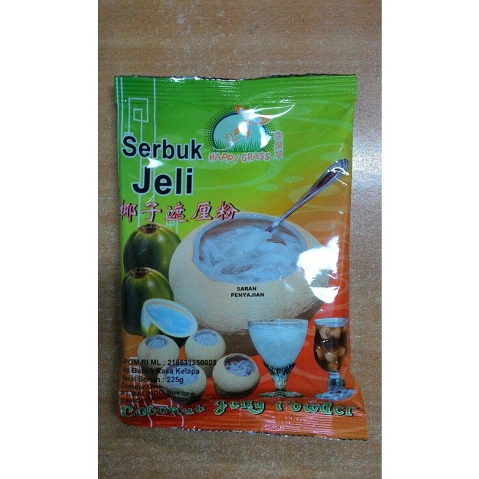 

PROMO ALE Serbuk Jeli Kelapa 225g Coconut Jelly Powder Happy Grass225gr