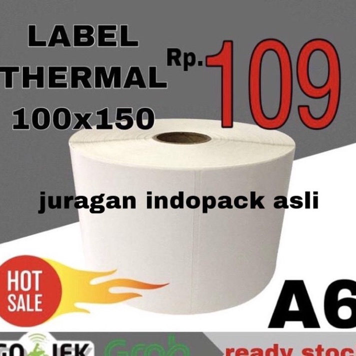 

KODE 77 LABEL STICKER THERMAL 1 X 15 BARCODE 1X15 UKURAN A6