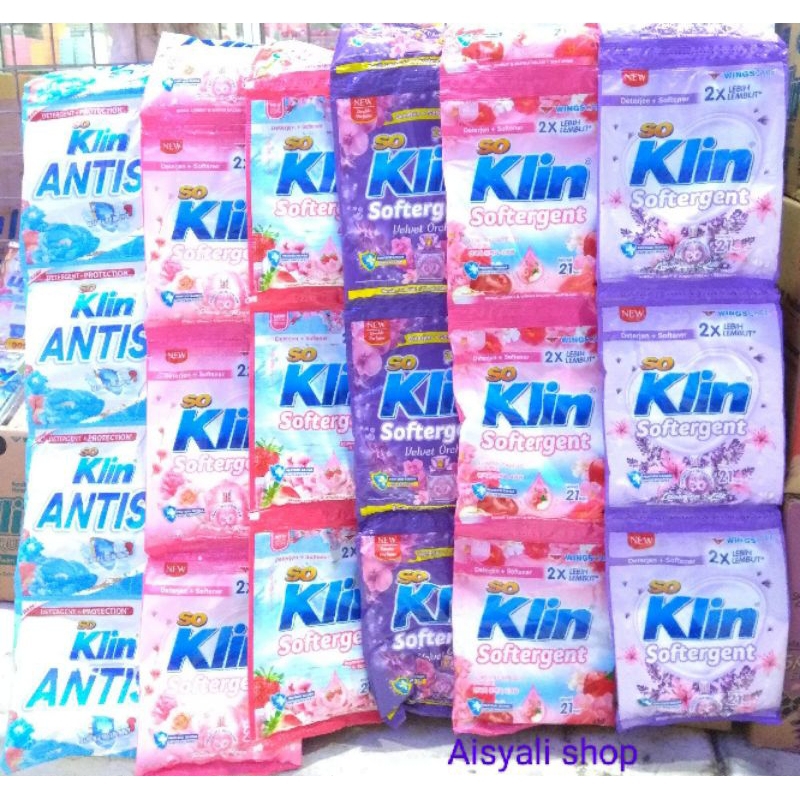 Sabun So Klin Bubuk Sachet